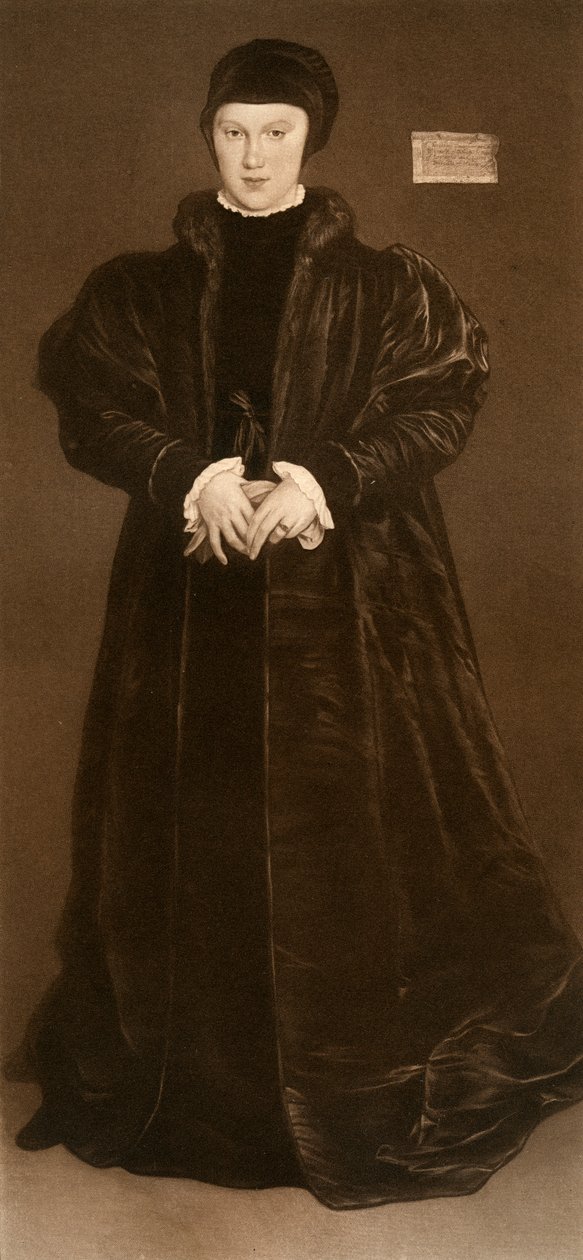 Christina de Danemark, duchesse de Milan, 1538, 1902 - Hans Holbein der Jüngere