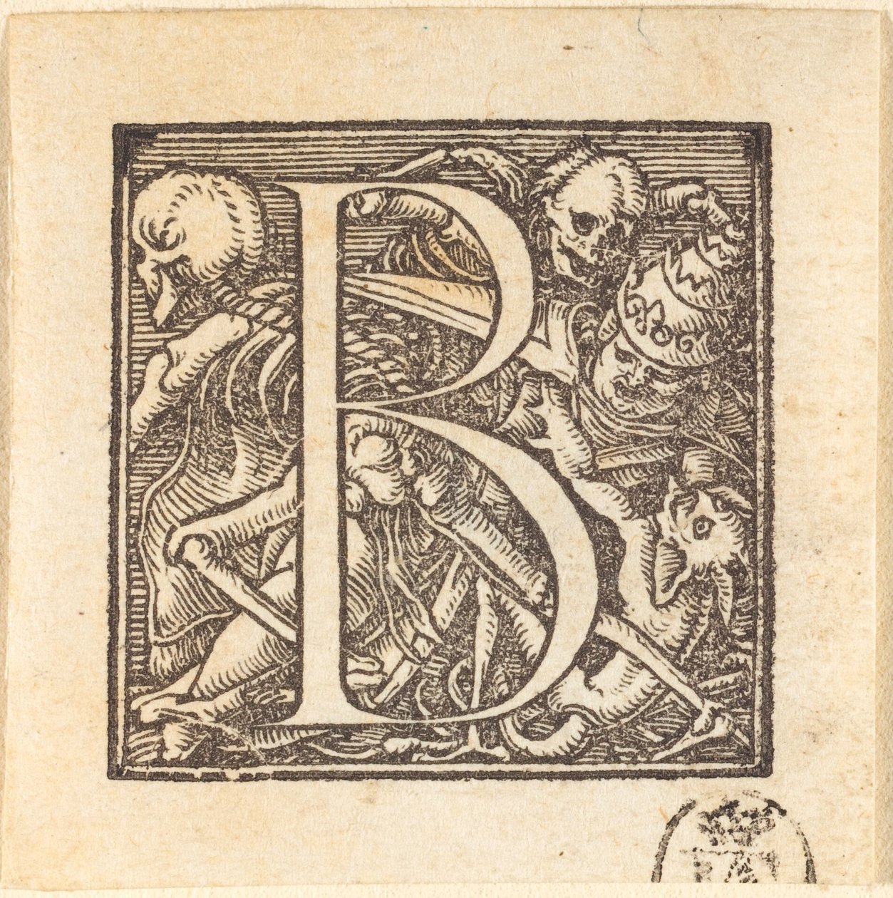 Lettre B - Hans Holbein der Jüngere