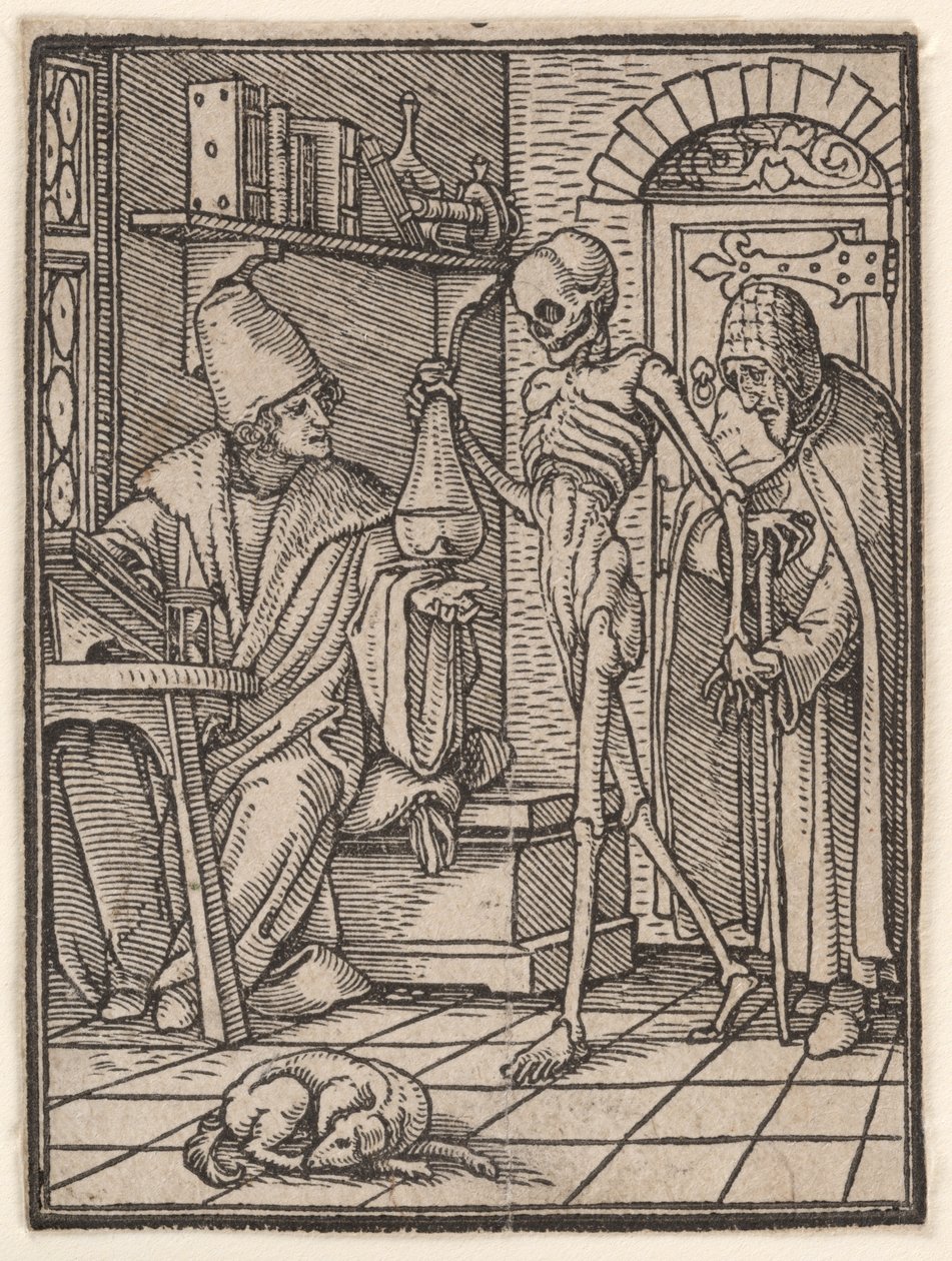 Le docteur (ou médecin), de « La Danse de la mort » - Hans Holbein the Younger