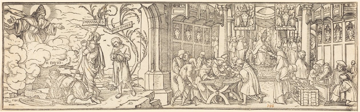 Commerce des indulgences - Hans Holbein the Younger