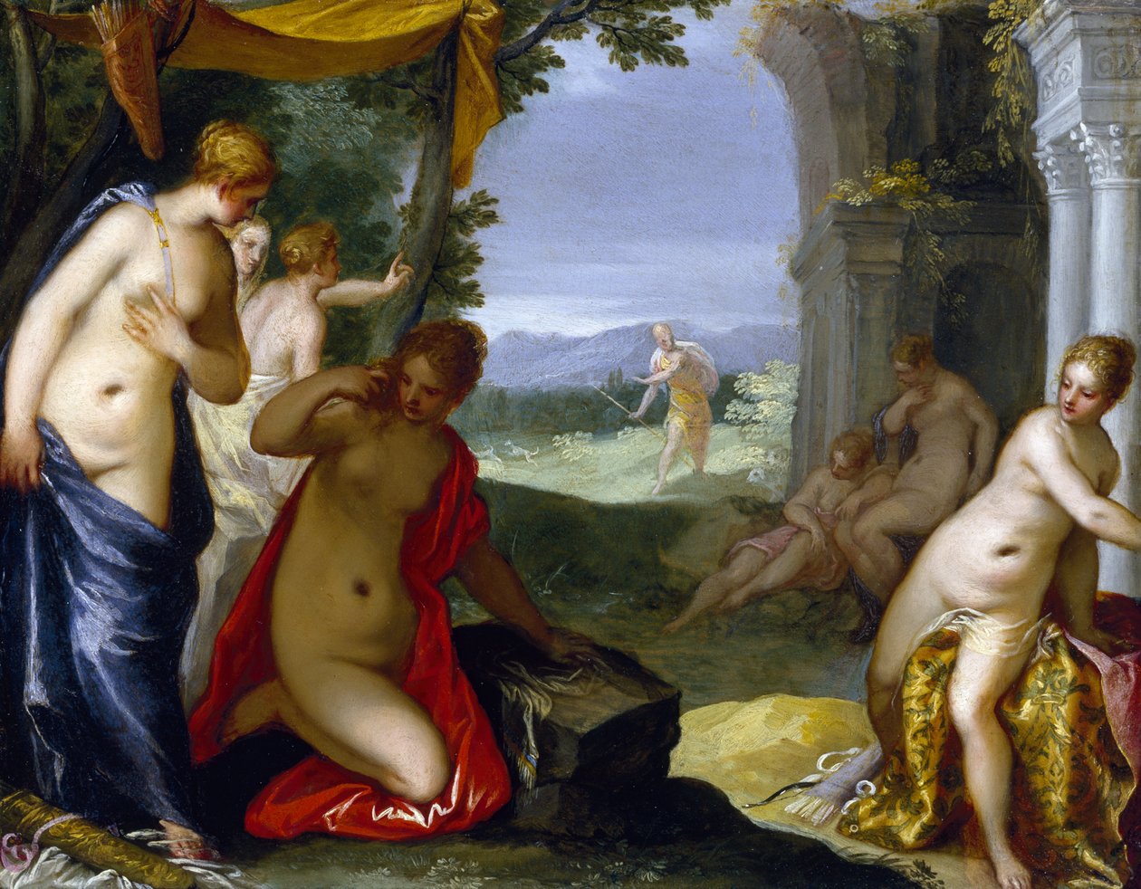 Diane et Actéon, vers 1596-1606 - Hans I or Johann Rottenhammer