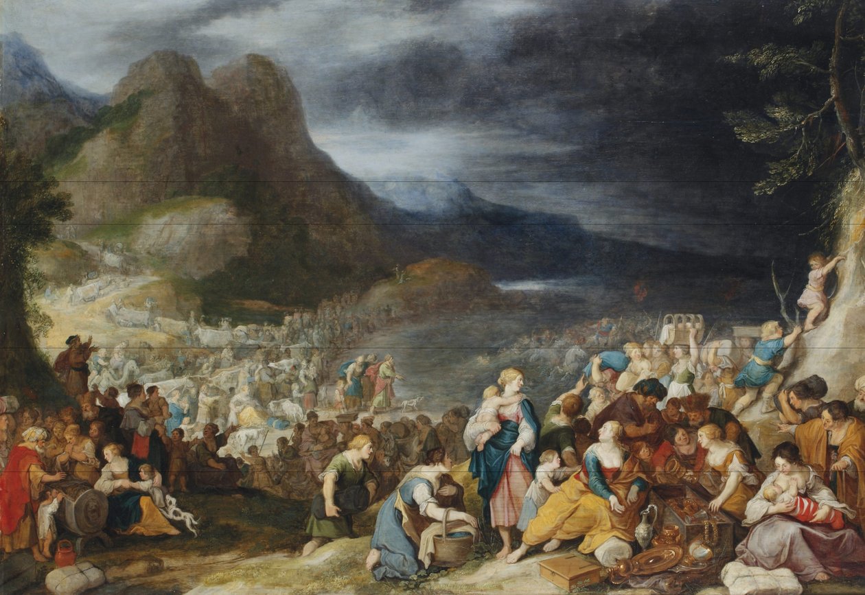 La traversée de la mer Rouge - Hans Jordaens III