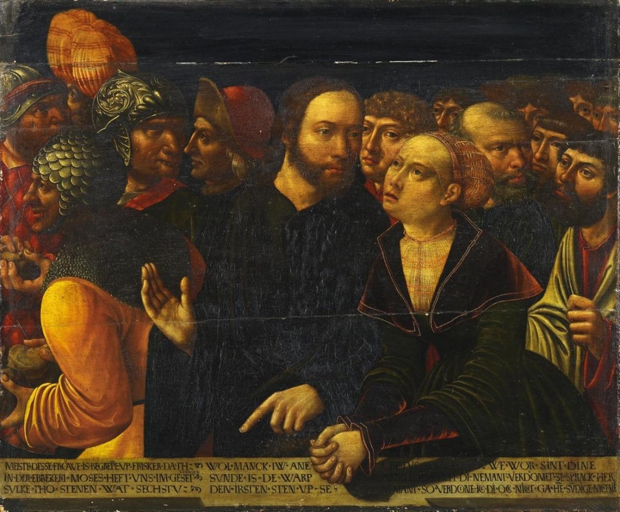 Le Christ et la femme adultère - Hans Kemmer