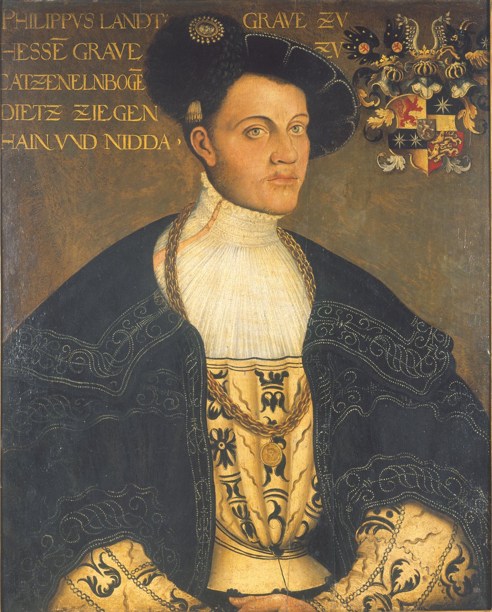 Portrait du landgrave de Hesse Philippe Ier
 (1504-1567)
Alternative title : Portrait de Philippe de Hesse ou Philippe le Magnanime de Hesse - Hans Krell