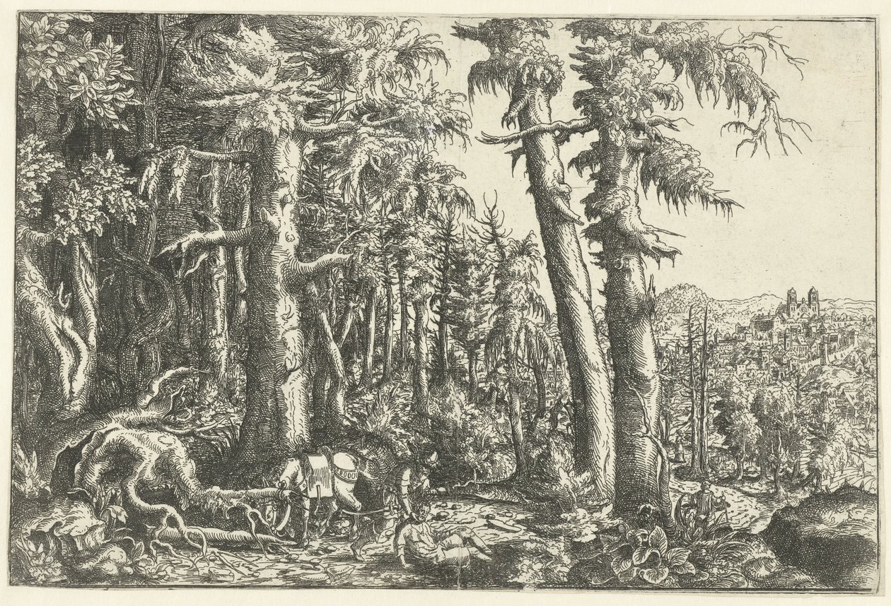 Paysage avec le Bon Samaritain - Hans Lautensack