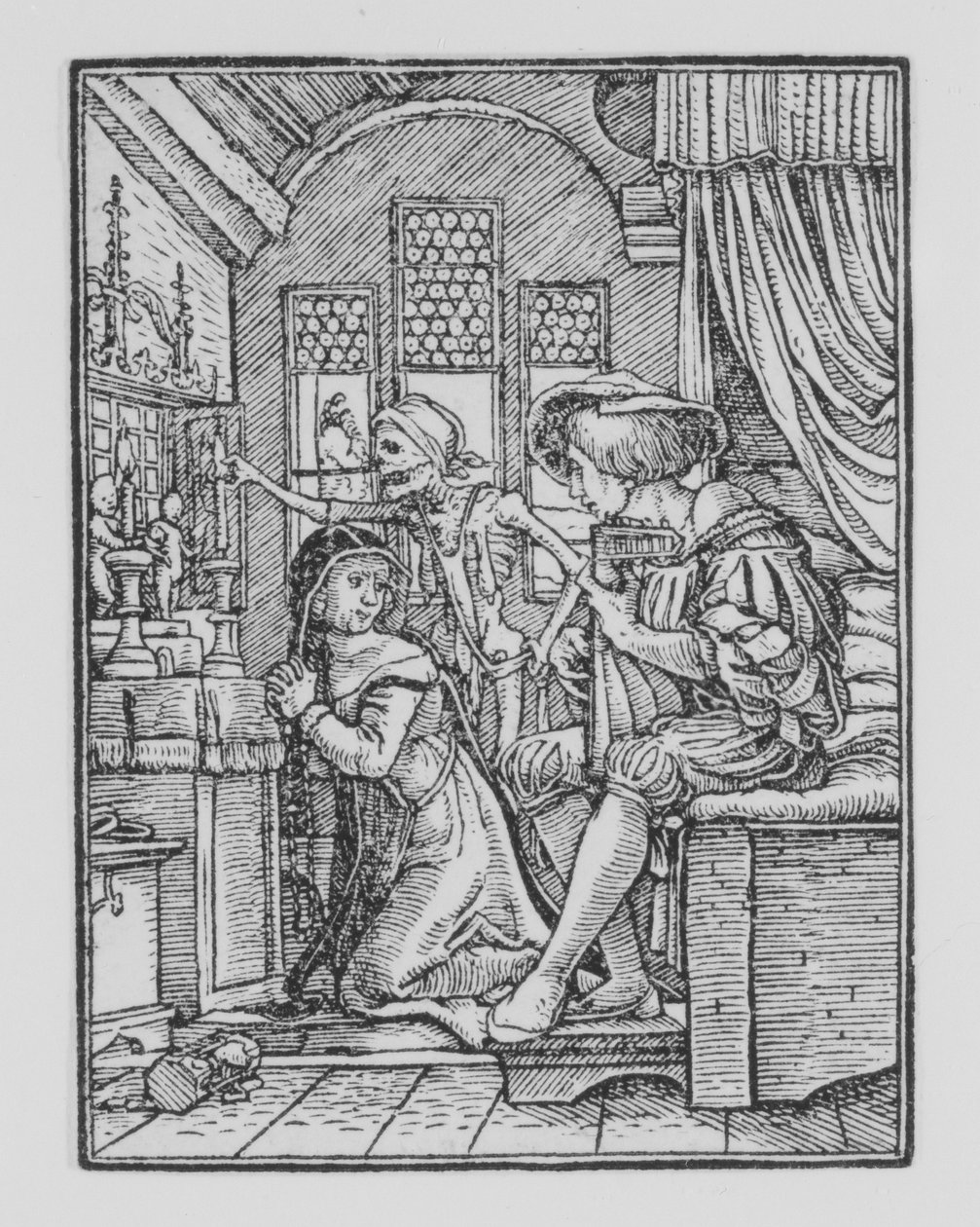 La Nonne, de La Danse de la Mort, vers 1526, publié 1538 - Hans Lützelburger