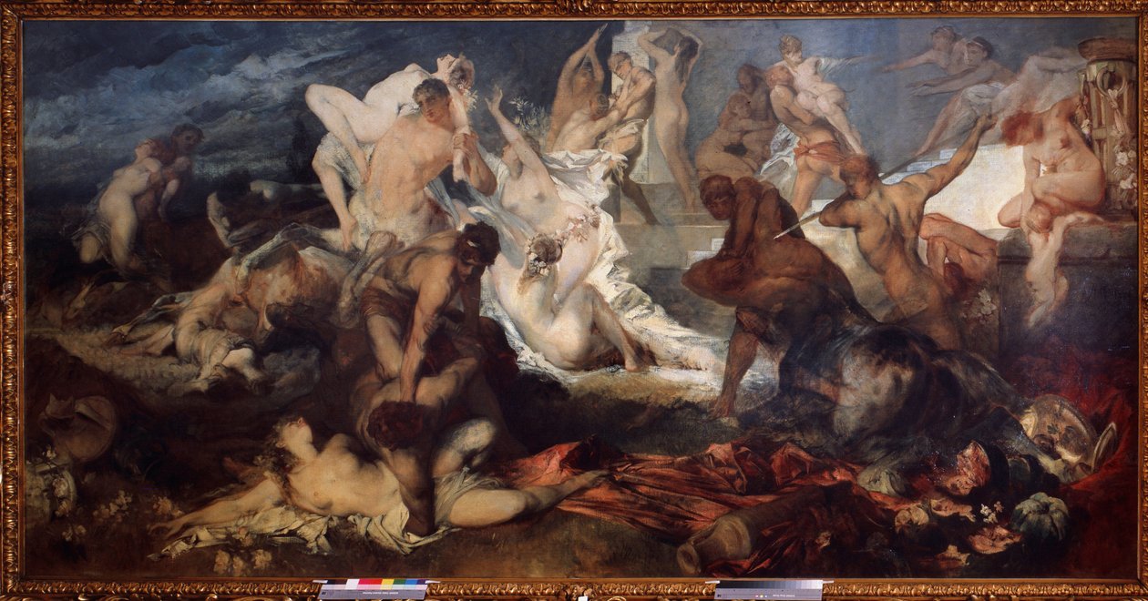 Bataille de Centaures et Lapithes - Hans Makart