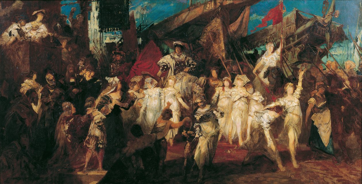 Entrée de Charles Quint à Anvers - Hans Makart