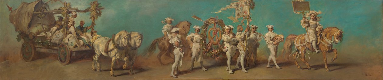 Projet pour le cortège festif de 1879 - Les meuniers et les boulangers - Hans Makart