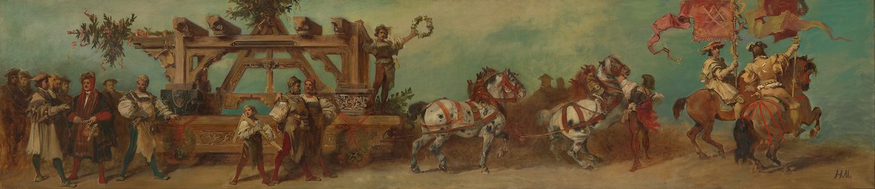 Projet pour le cortège festif de 1879 - Les charpentiers - Hans Makart