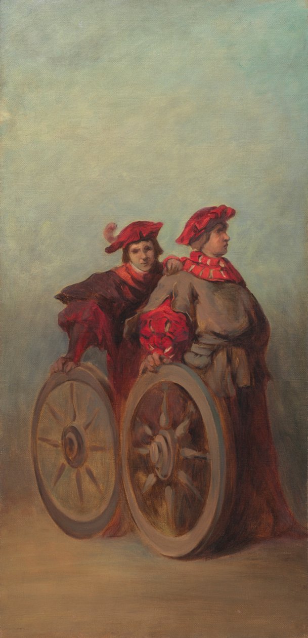 Projet pour le cortège festif de 1879 - Deux compagnons - Hans Makart