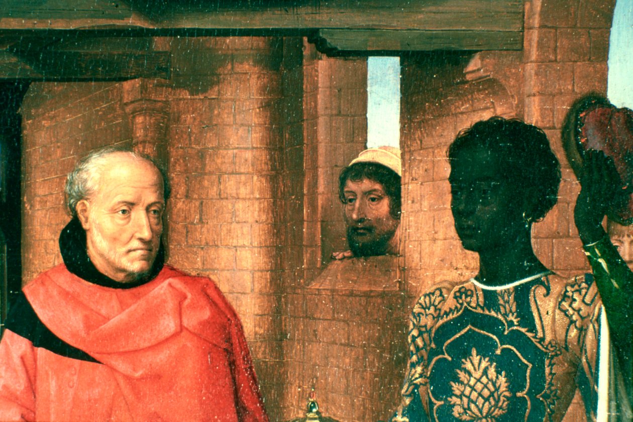 Adoration des Mages, Triptyque, (détail), vers 1453-1494 - Hans Memling