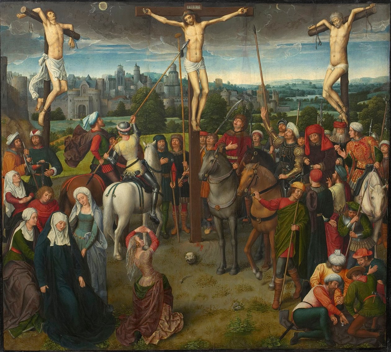 Triptyque du Calvaire, panneau central, 1480s - Hans Memling