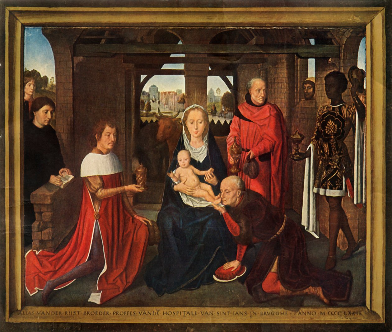 Panneau central du triptyque l