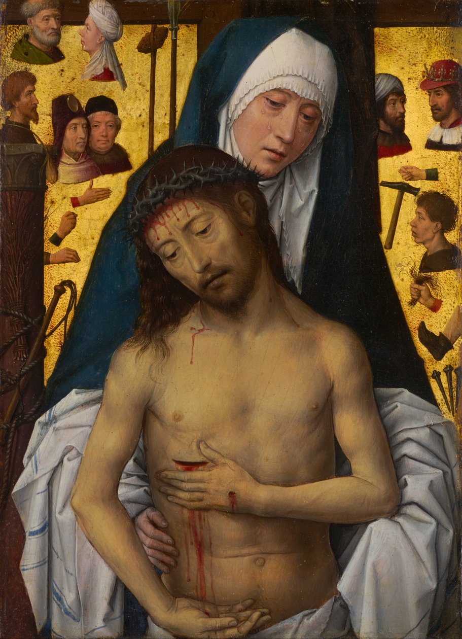 La Vierge Marie montre l