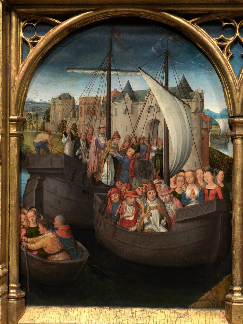 Détail du Reliquaire de Sainte Ursule - Hans Memling