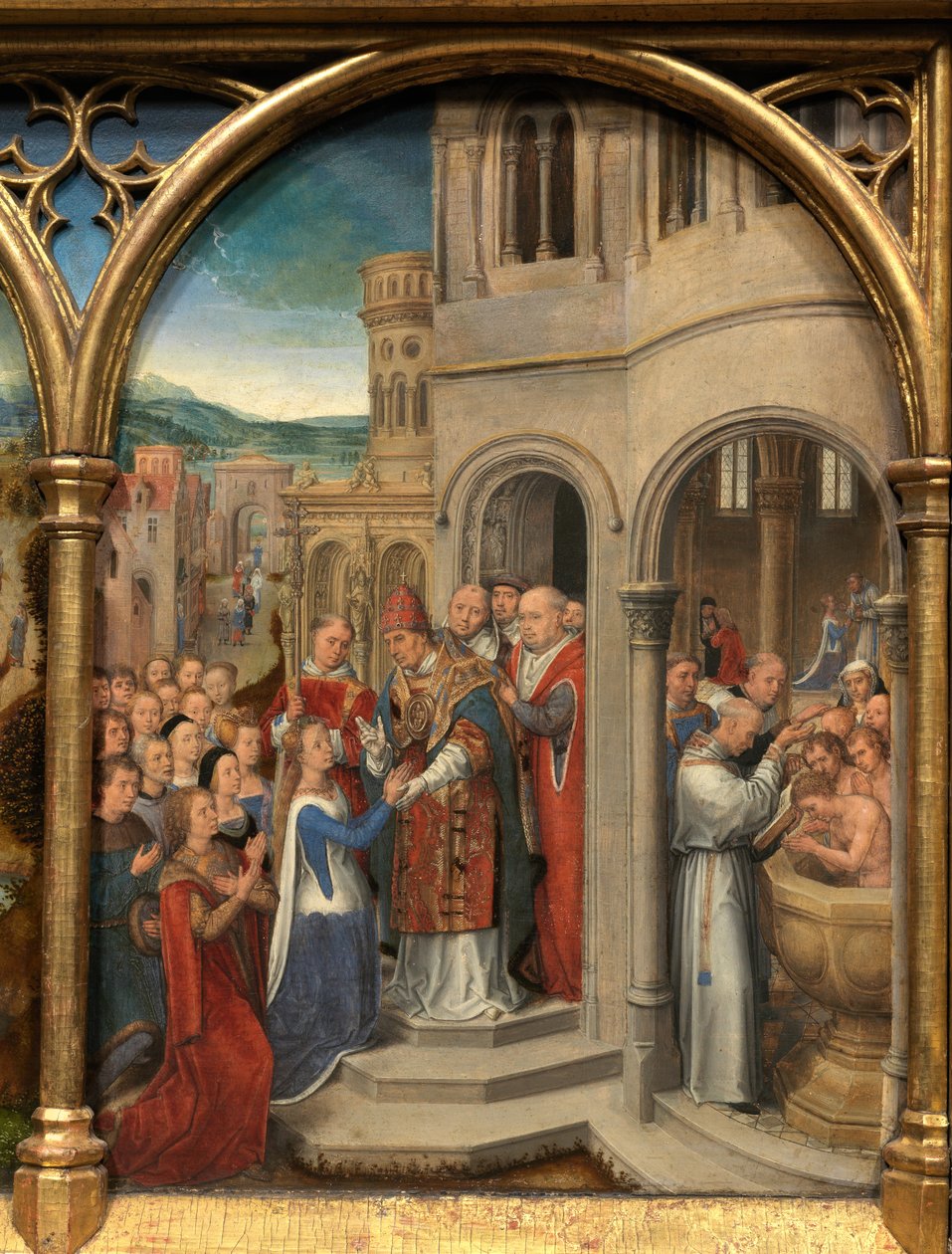 Détail du Reliquaire de Sainte Ursule - Hans Memling