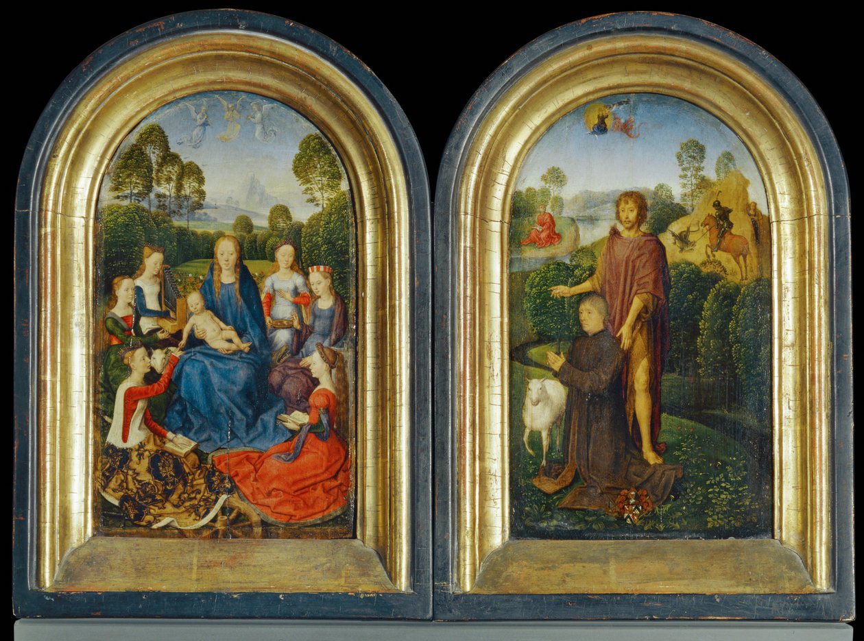 Diptyche de Jan Du Cellier, bourgeois de Bruges ... - Hans Memling