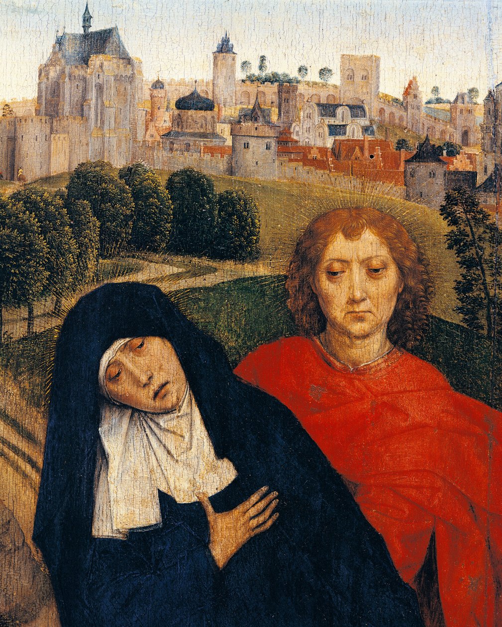 Notre-Dame des Douleurs (détail) - Hans Memling