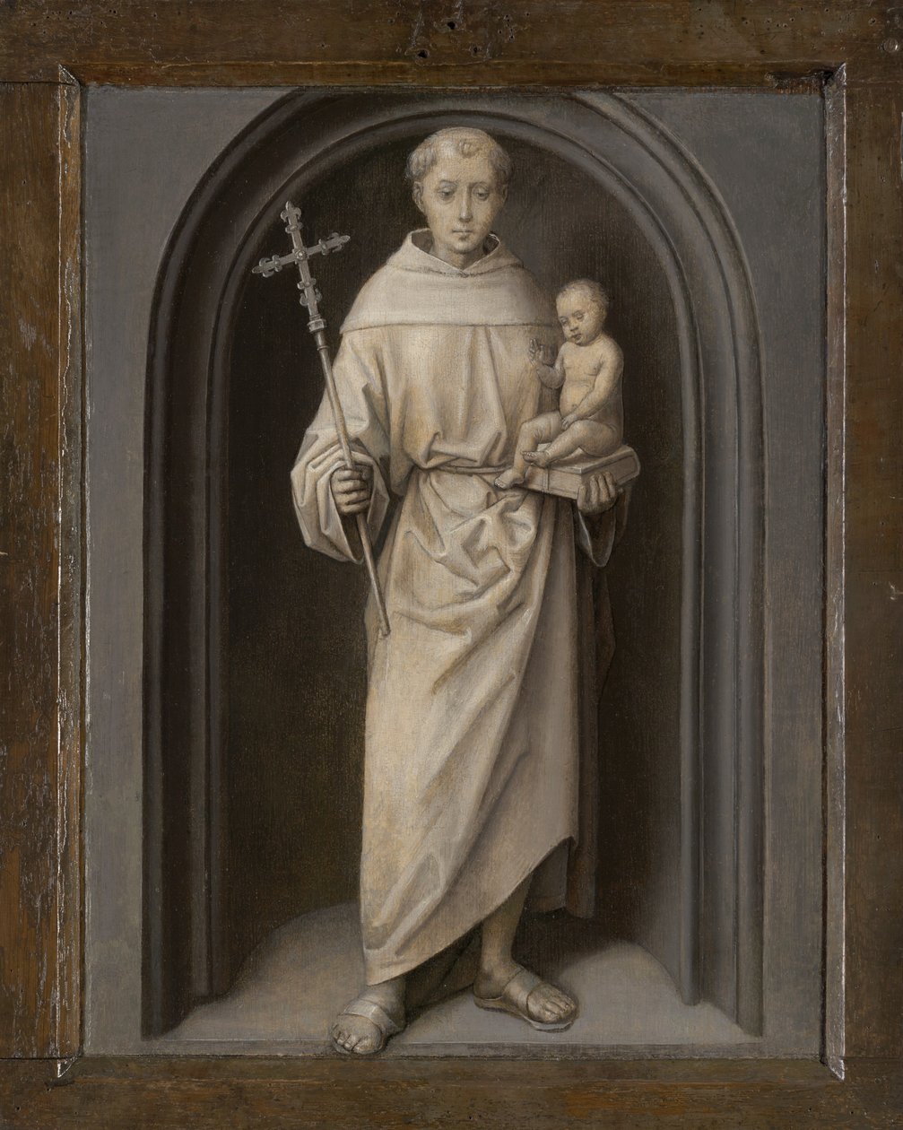 Saint Antoine de Padoue, 1485-90 - Hans Memling