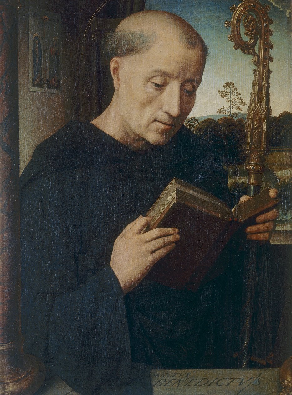 Saint Benoît, 1487 - Hans Memling