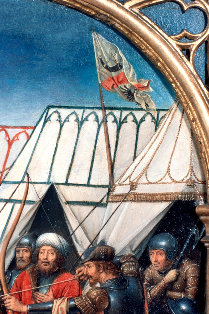Reliquaire de Sainte Ursule, Martyre à Cologne, (détail), 1489 - Hans Memling