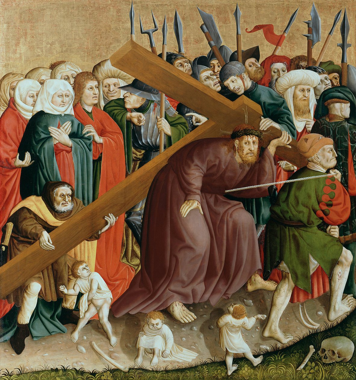 Christ portant la croix. Les ailes de l