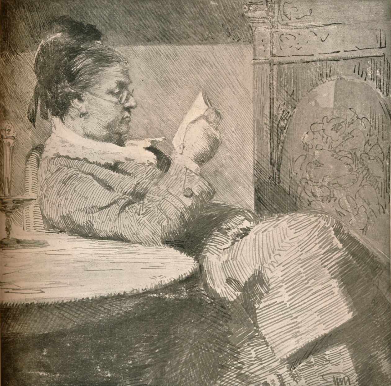 Portrait de la mère de l