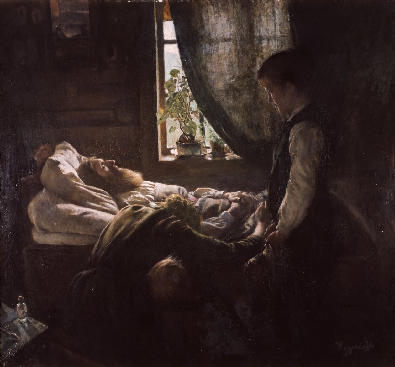 Le lit de mort des travailleurs - Hans Olaf Heyerdahl
