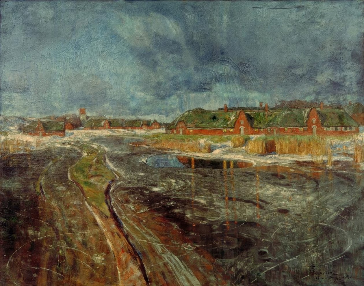 Hiver en Frise du Nord - Hans Peter Feddersen der Jüngere