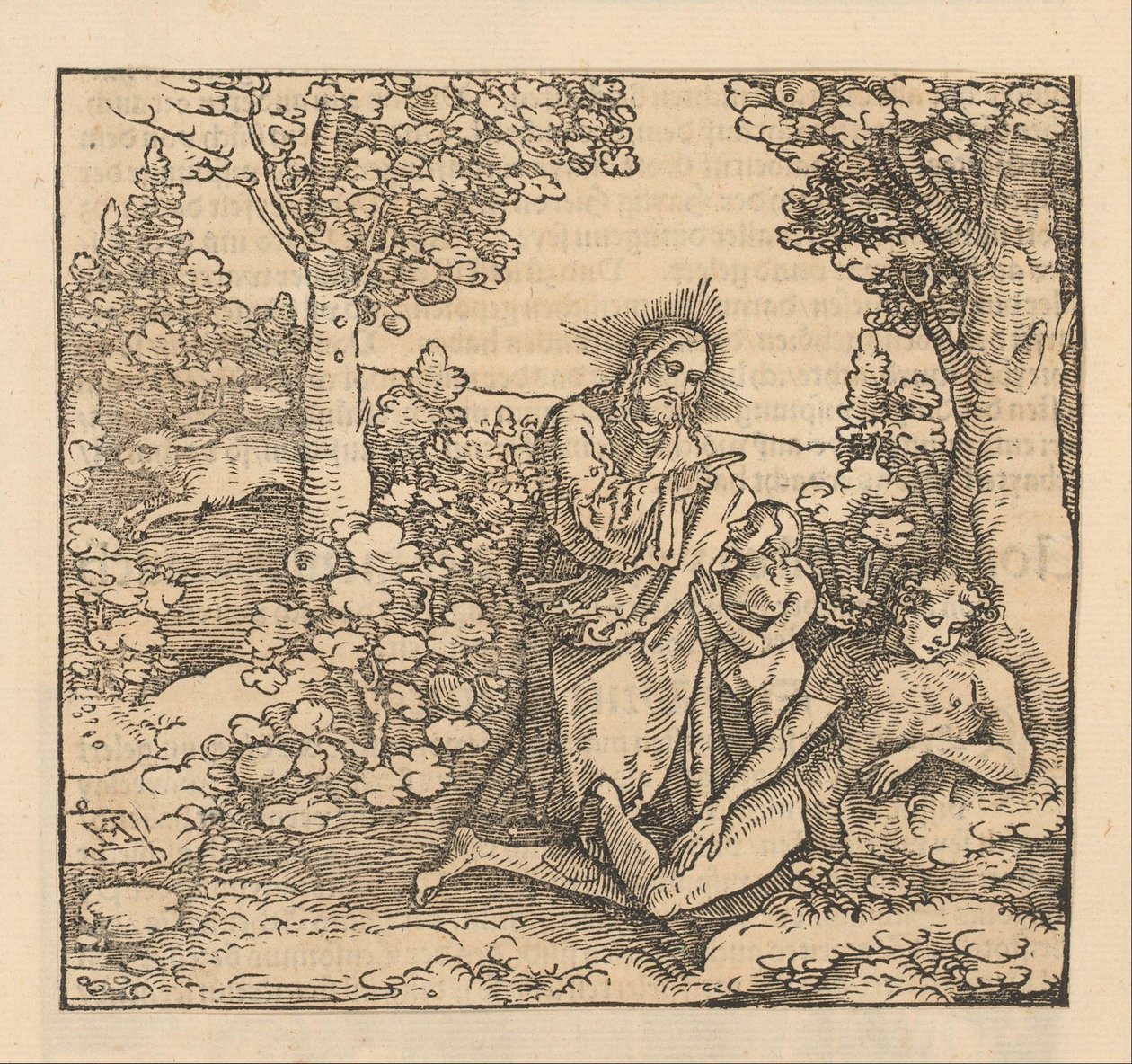 Christ bénissant un jeune homme tandis qu