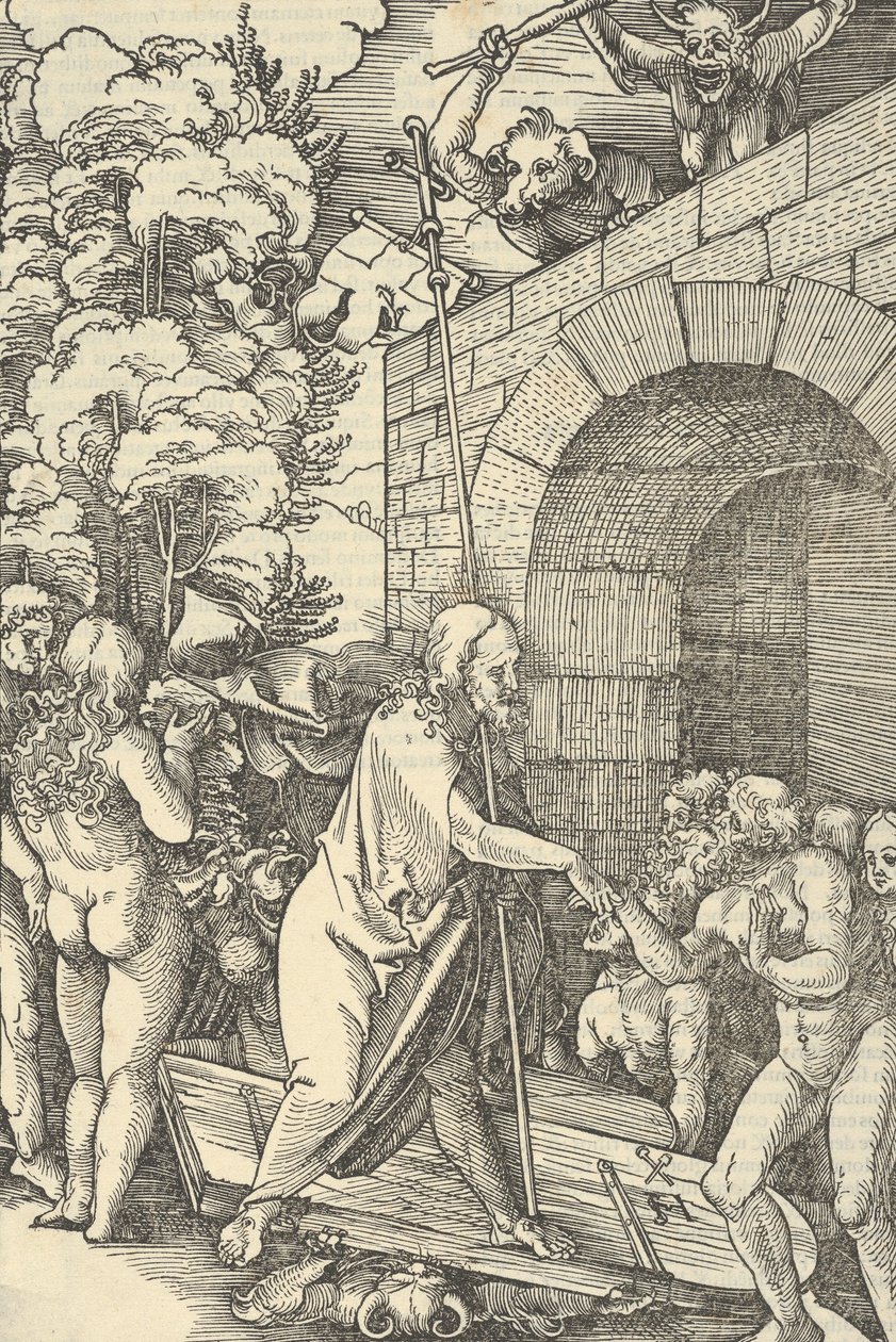 Le Christ aux limbes, de Speculum passionis domini nostri Ihesu Christi, 1507 - Hans Schäufelein the Elder