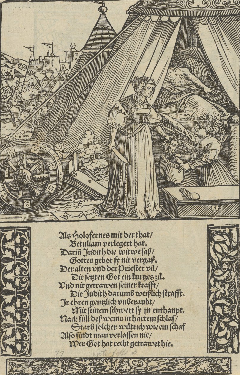 Judith avec la tête d