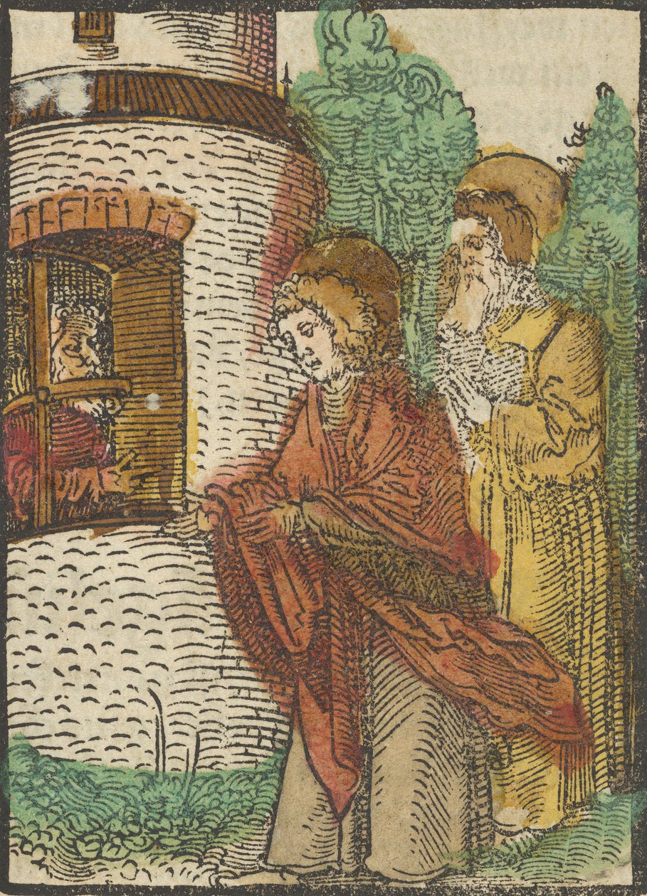 Saint Jean en prison, de Das Plenarium, 1517 - Hans Schäufelein the Elder