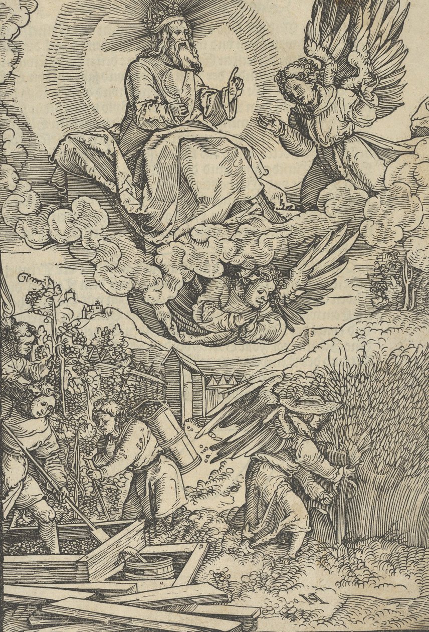 La moisson et le pressoir de sang - Hans Schäufelein the Elder