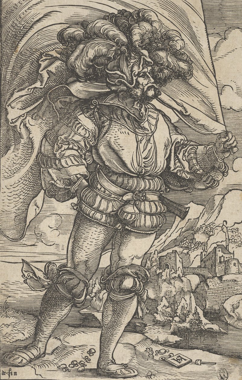 Le Porte-étendard, vers 1515 - Hans Schäufelein the Elder