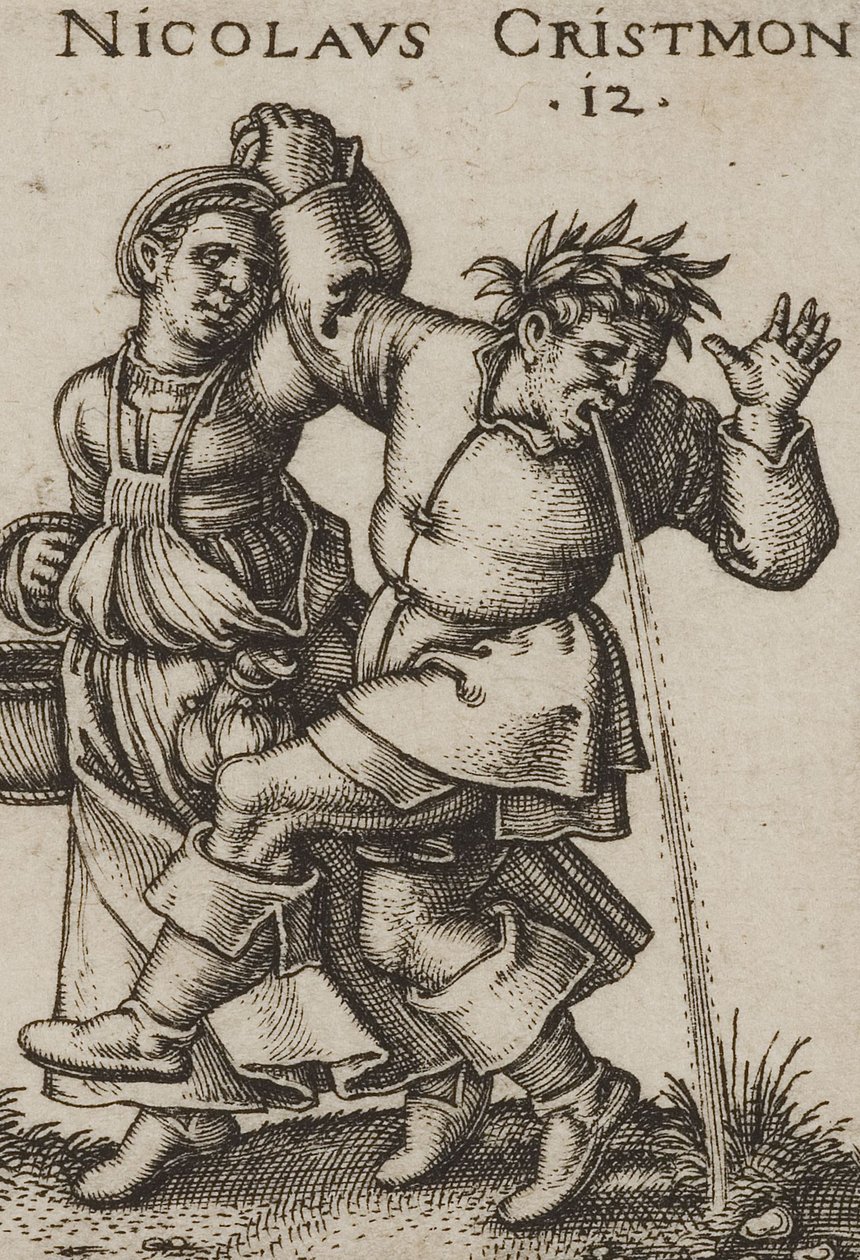 Beham La fête des paysans 1546 bl 06 détail - Hans Sebald Beham