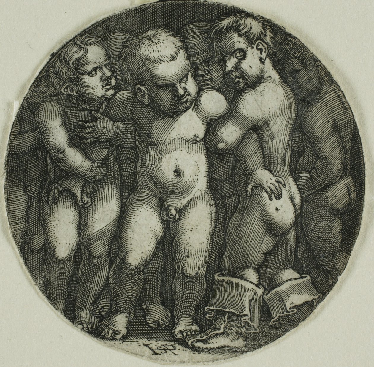 Huit garçons - Hans Sebald Beham
