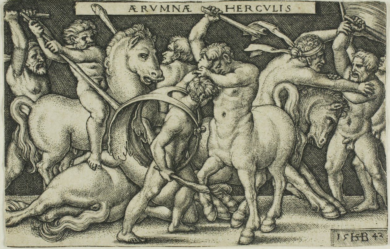 Hercule et les centaures, des Travaux d