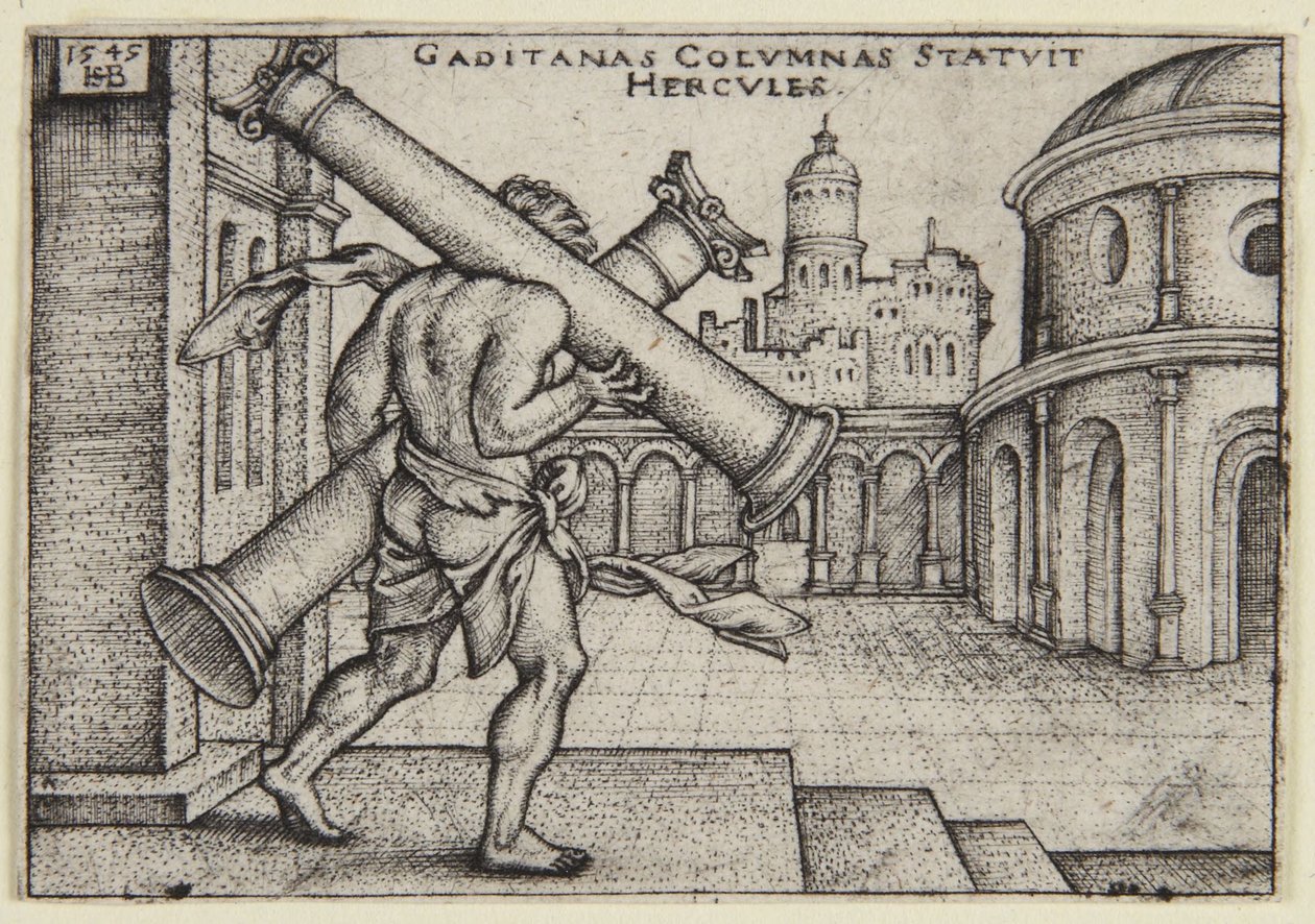 Hercule et les colonnes - Hans Sebald Beham
