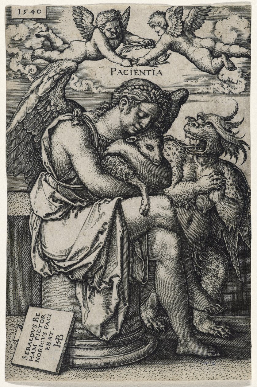 Patience (Die Geduld), 1540 - Hans Sebald Beham