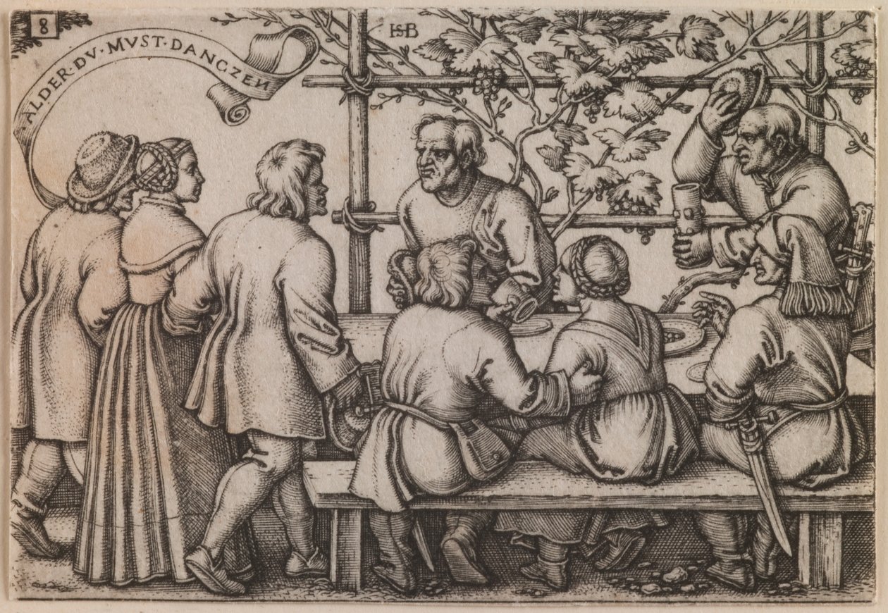 "Fête des paysans" de la série "La fête des paysans ou les douze mois". - Hans Sebald Beham