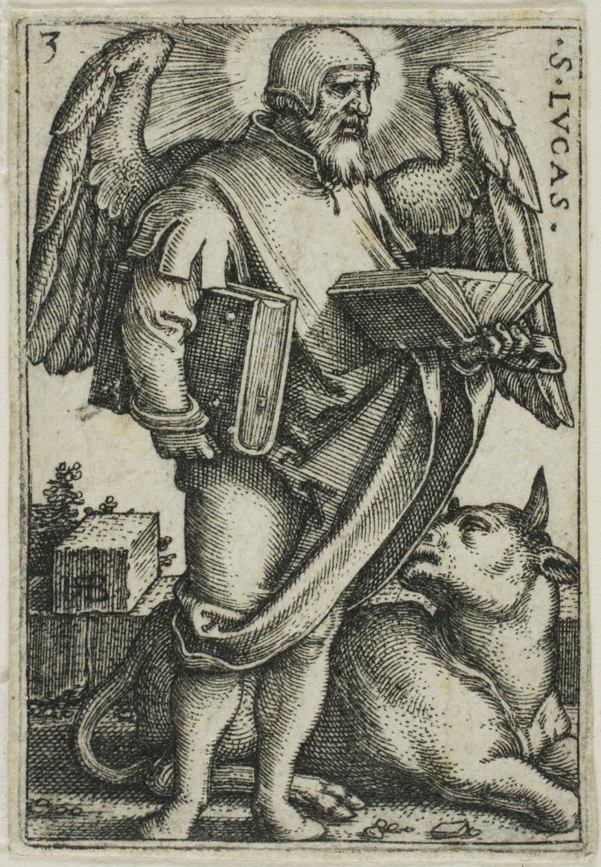 Saint Luc, des Quatre Évangélistes - Hans Sebald Beham