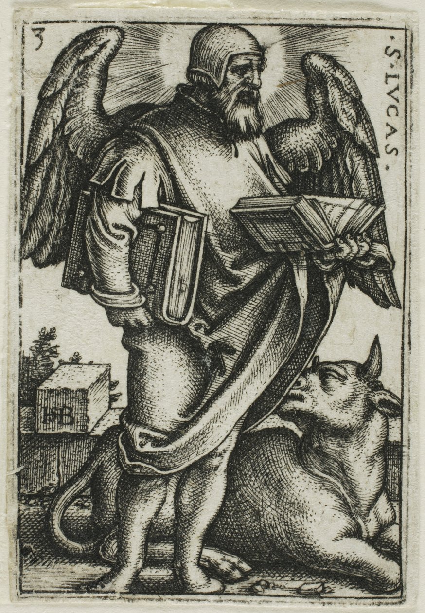 Saint Luc, extrait des Quatre évangélistes - Hans Sebald Beham