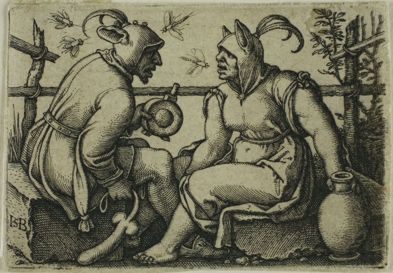 Le fou et la femme folle - Hans Sebald Beham