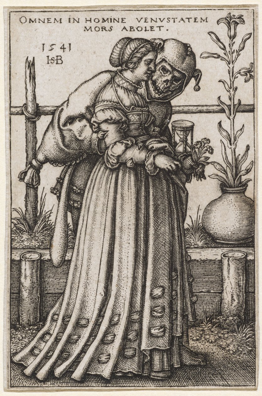 La Dame et la Mort, 1541 - Hans Sebald Beham