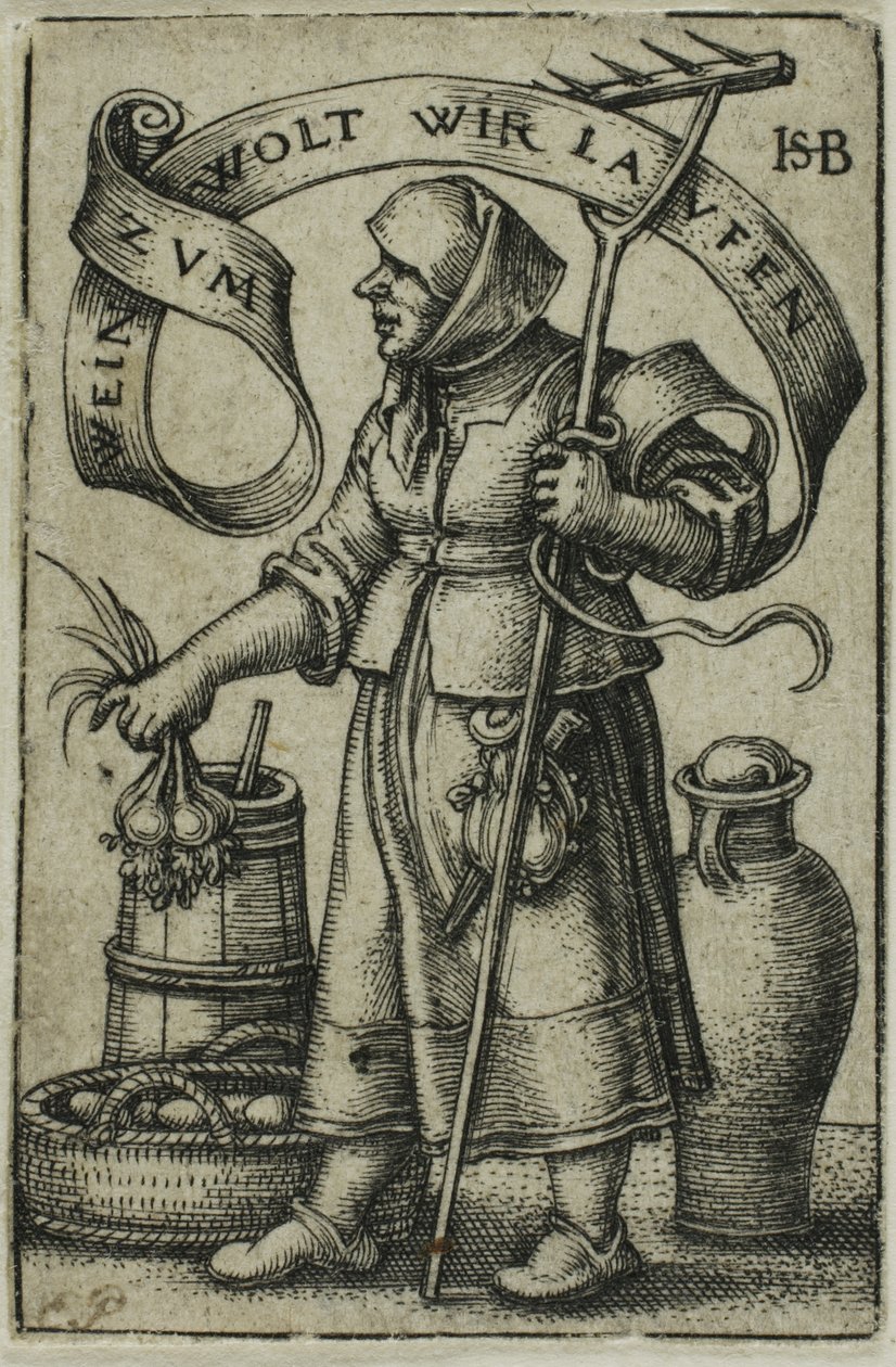 La marchande - Hans Sebald Beham