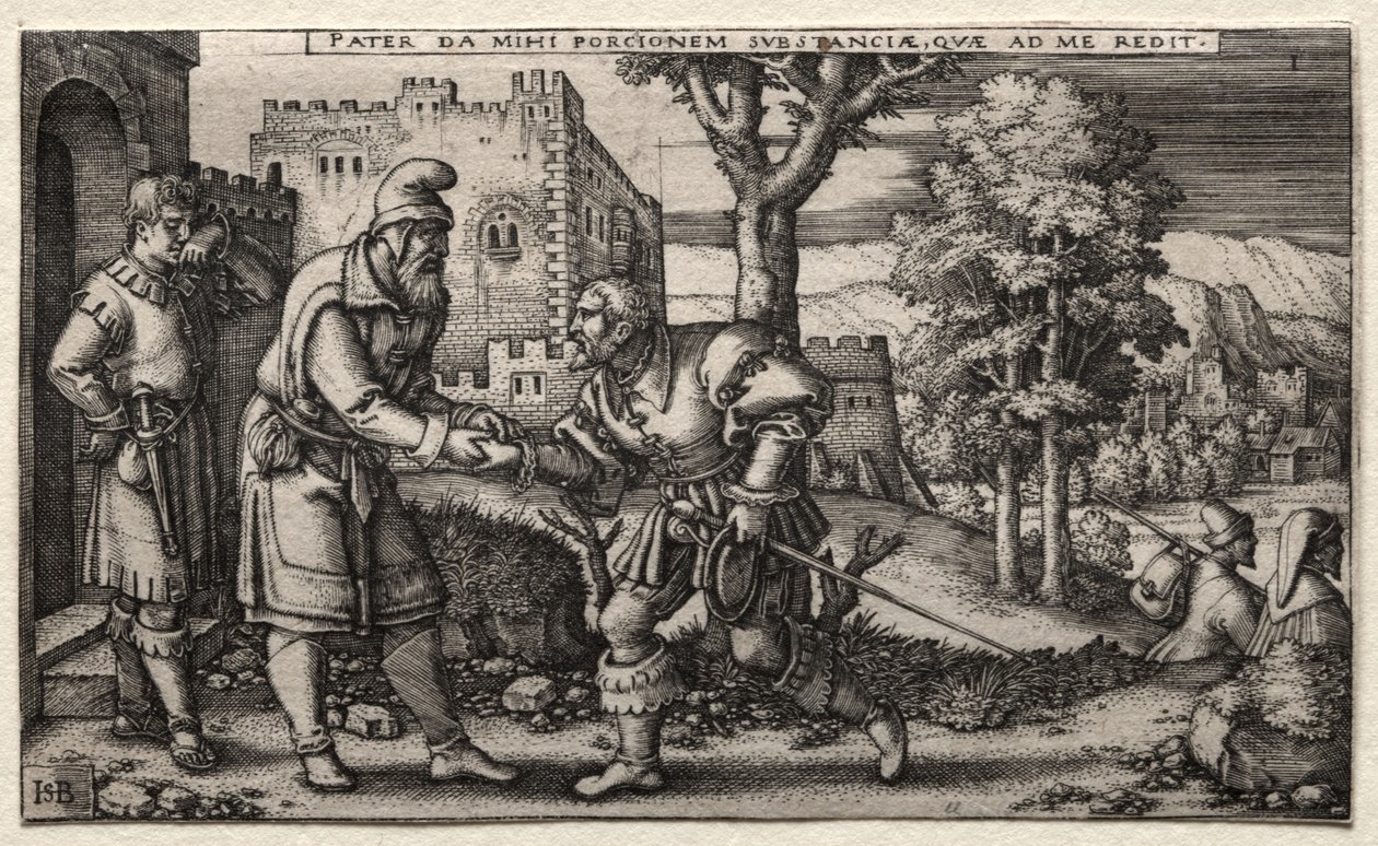 Le fils prodigue - Hans Sebald Beham