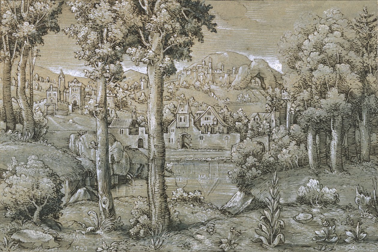 Paysage imaginaire, 1543 - Hans Sebald Lautensack