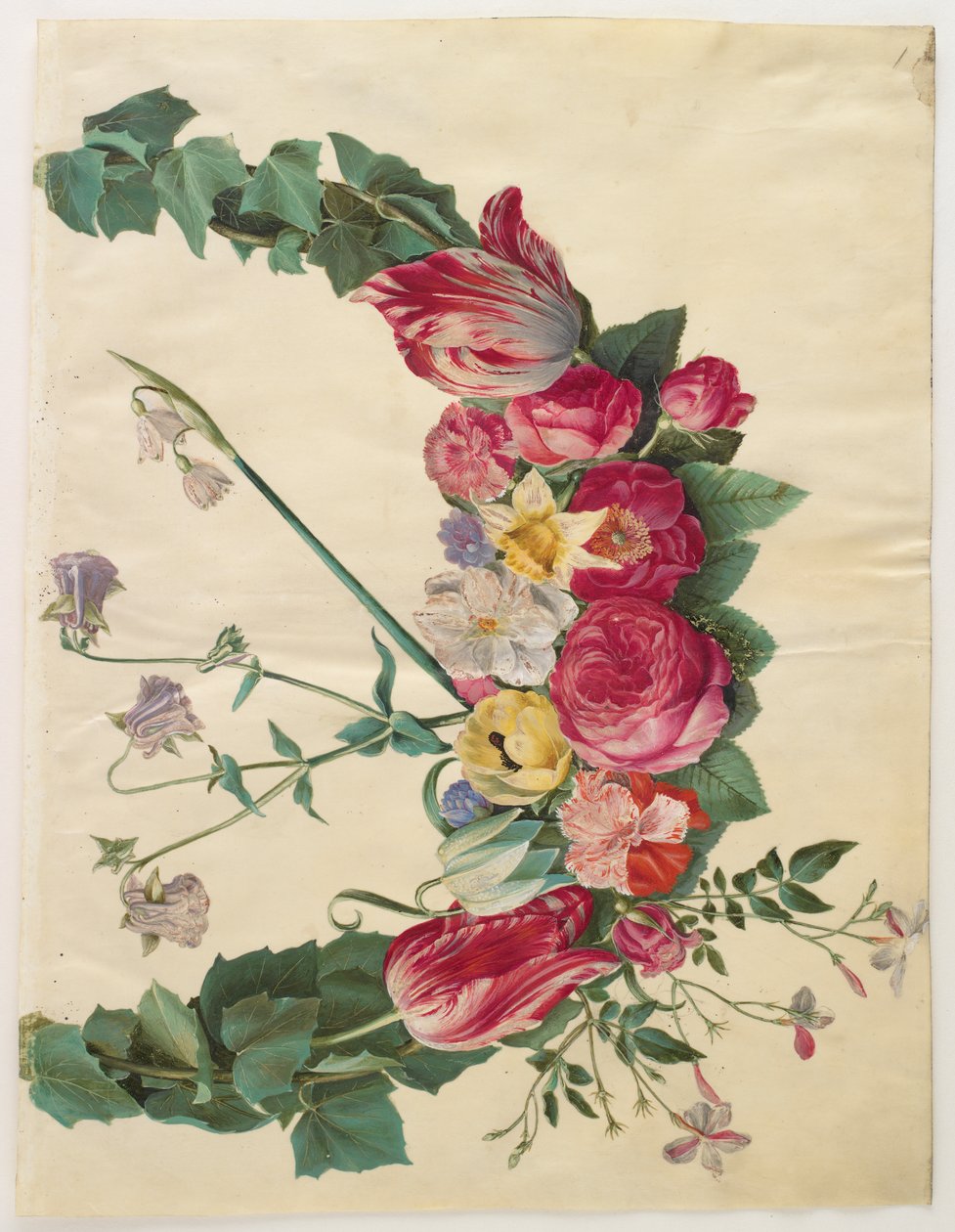 Guirlande de fleurs de l